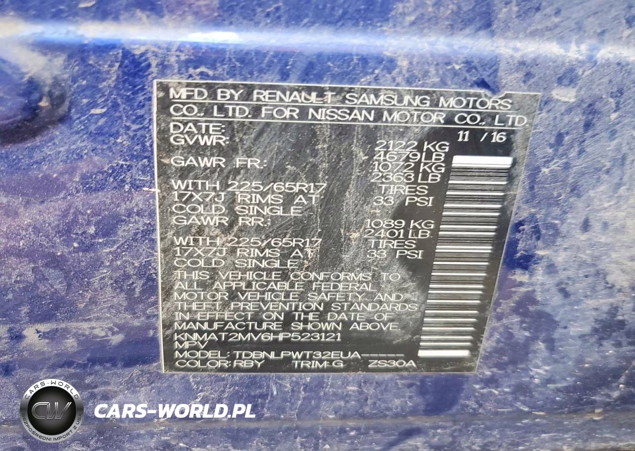 2017 Nissan Rogue S VIN:KNMAT2MV6HP523121 - 13