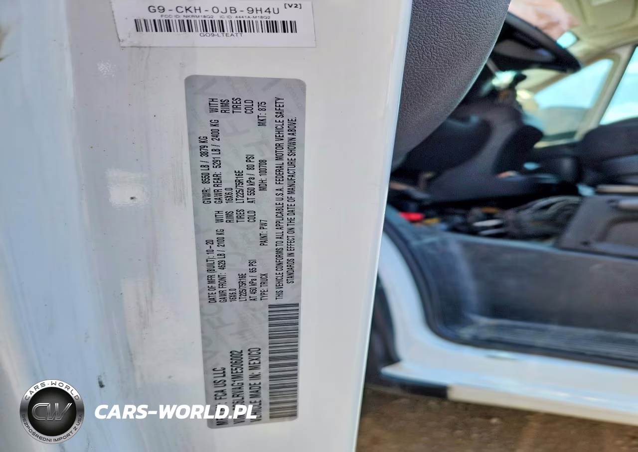 2021 Ram Promaster 1500 1500 Standard VIN:3C6LRVAG1ME506002 - 13
