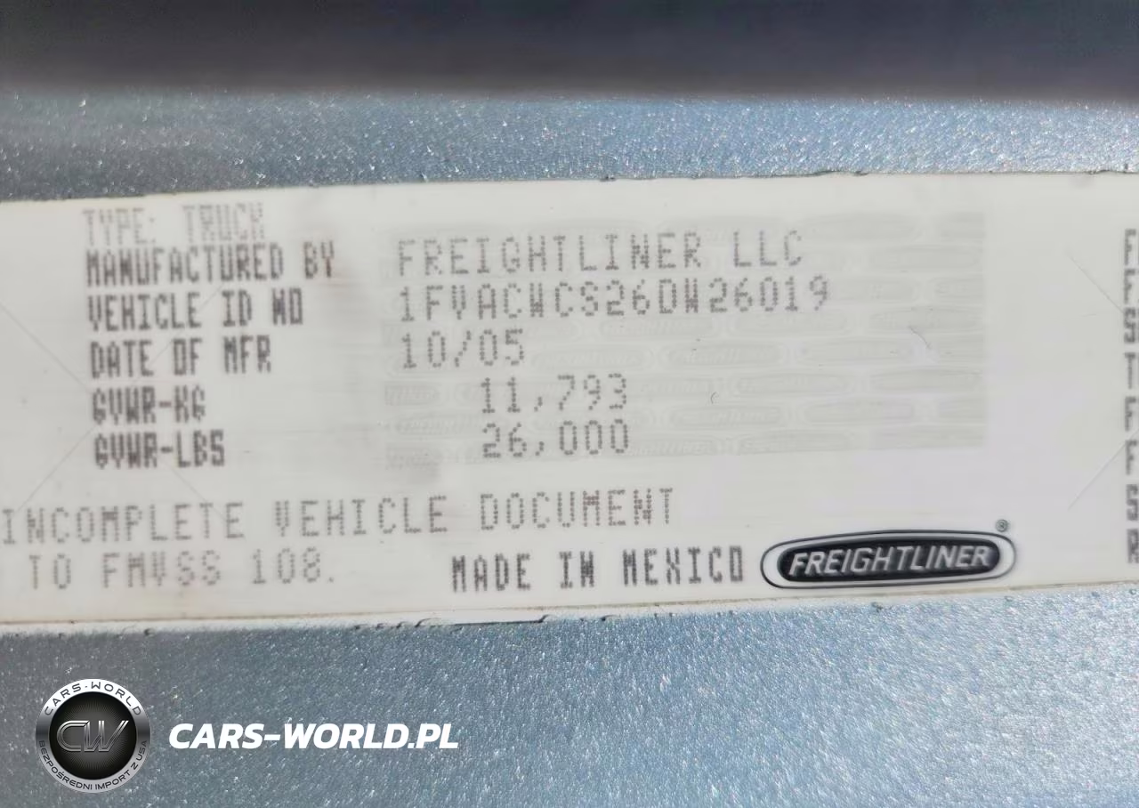 2006 Freightliner Business Class M2 Refrigerated Box Truck VIN:1FVACWCS26DW26019 - 13