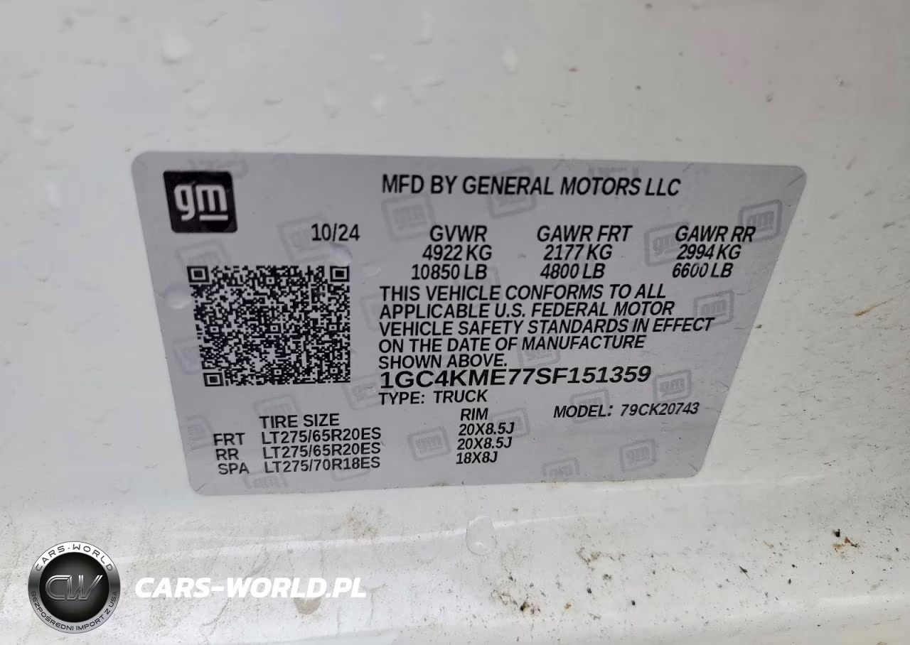 2025 Chevrolet Silverado K2500 Custom VIN:1GC4KME77SF151359 - 13