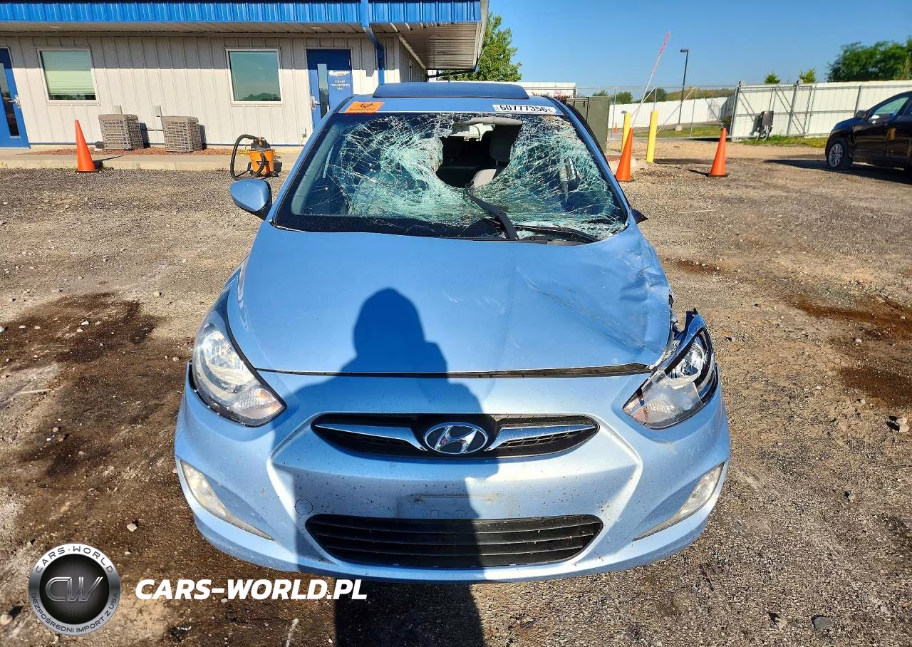 2012 Hyundai Accent Se VIN:KMHCU5AE3CU024682 - 5