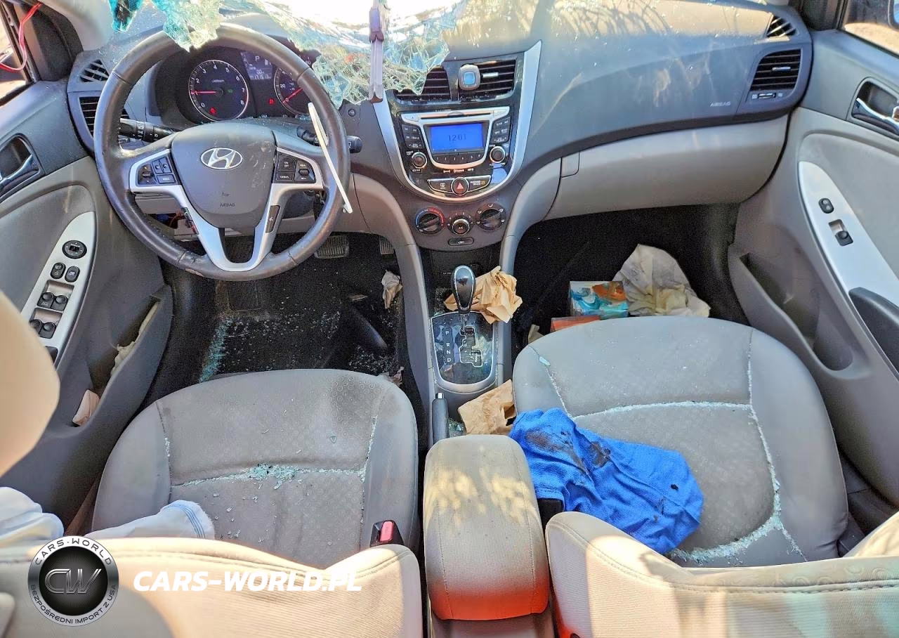 2012 Hyundai Accent Se VIN:KMHCU5AE3CU024682 - 8