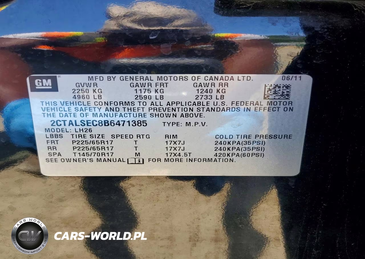 2011 GMC Terrain Sle VIN:2CTALSEC8B6471385 - 13