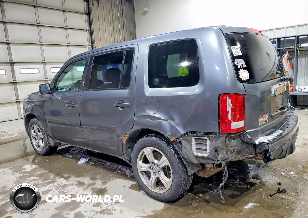 2012 Honda Pilot Exl VIN:5FNYF4H52CB077631 - 2