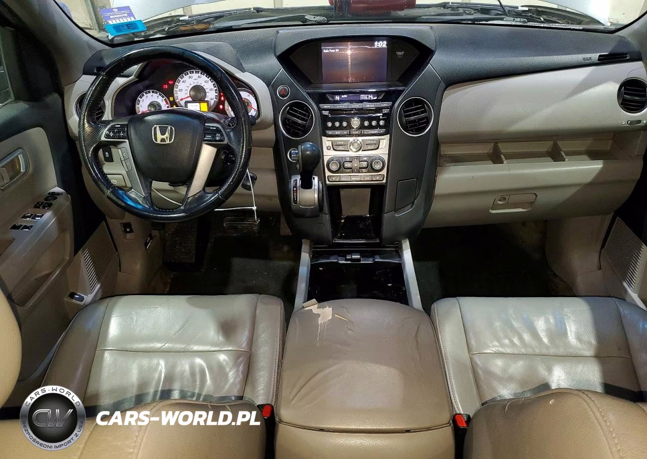 2012 Honda Pilot Exl VIN:5FNYF4H52CB077631 - 8