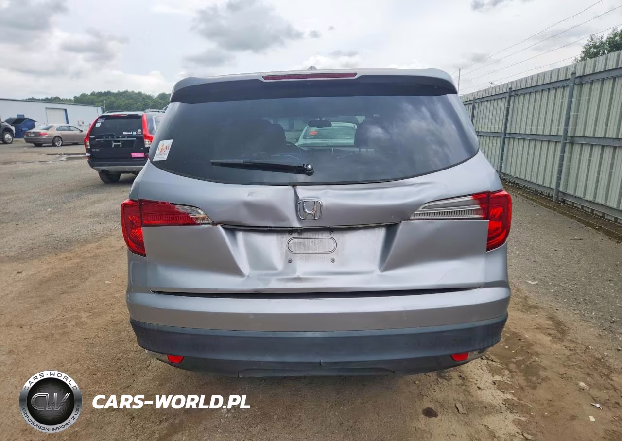 2017 Honda Pilot Exl VIN:5FNYF5H58HB040791 - 6