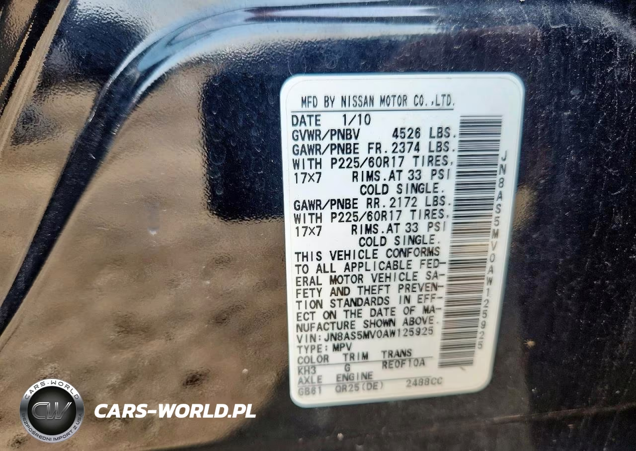 2010 Nissan Rogue S VIN:JN8AS5MV0AW125925 - 13