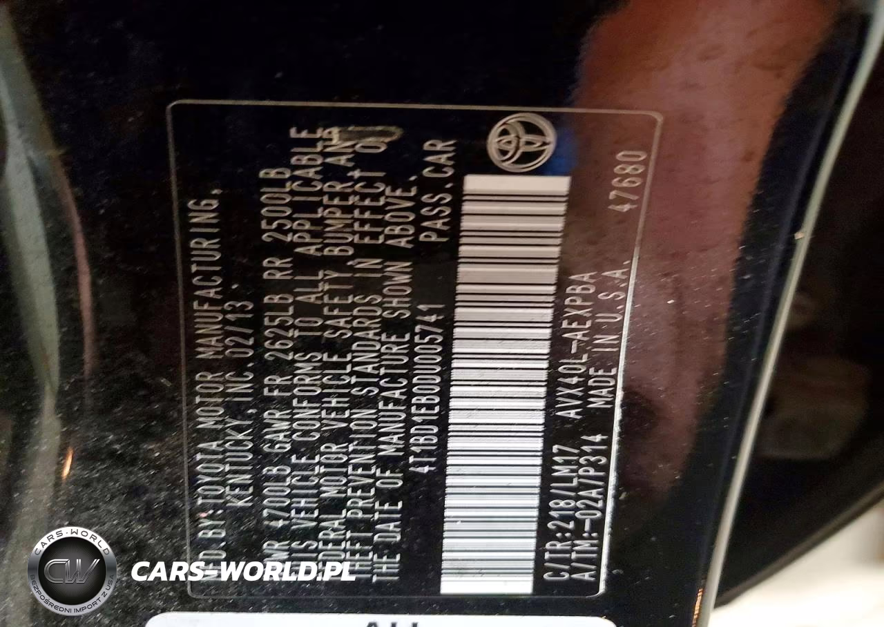 2013 Toyota Avalon Hybrid Limited VIN:4T1BD1EB0DU005741 - 13