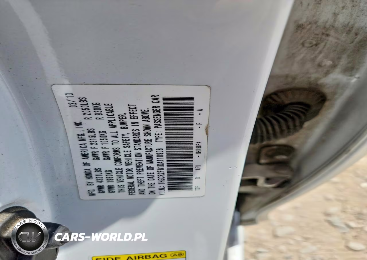 2013 Honda Accord Exl VIN:1HGCR2F81DA110908 - 12