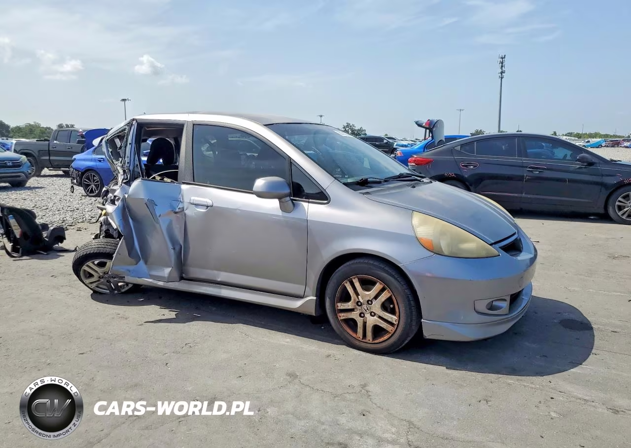 2007 Honda Fit S VIN:JHMGD38657S022232 - 4