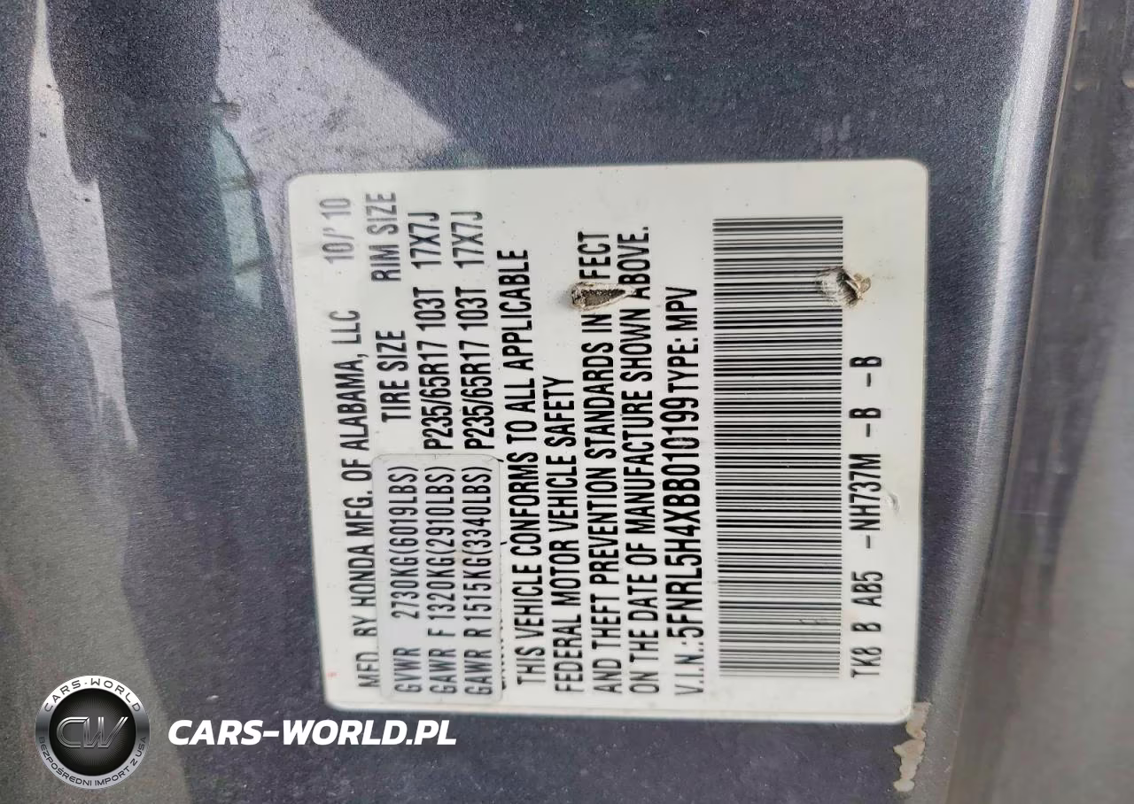 2011 Honda Odyssey Ex VIN:5FNRL5H4XBB010199 - 12