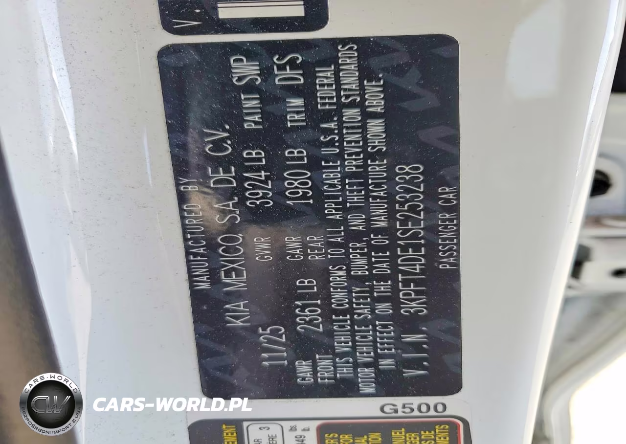 2025 Kia K4 Lxs VIN:3KPFT4DE1SE253238 - 13