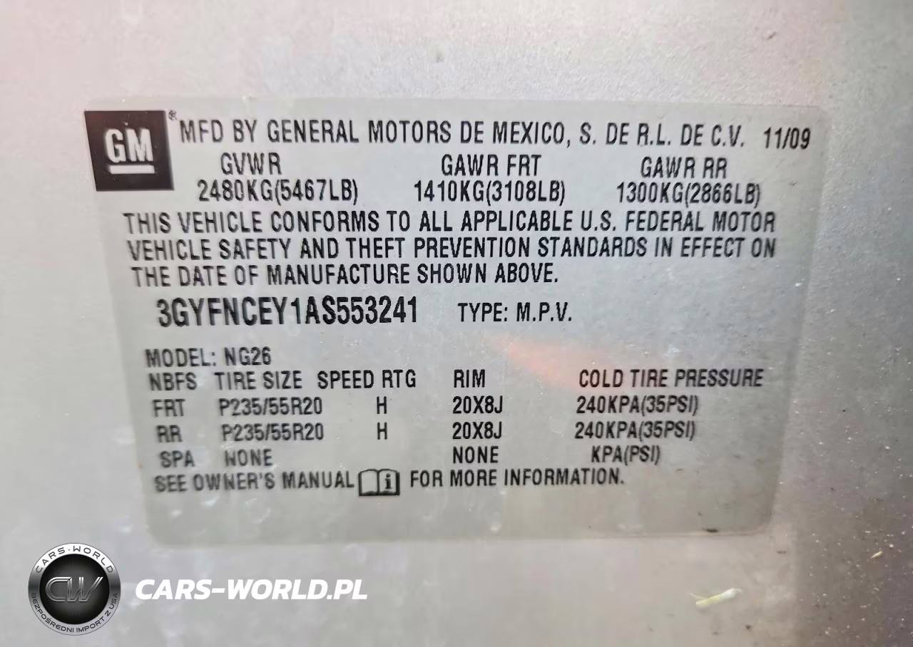 2010 Cadillac Srx Premium Collection VIN:3GYFNCEY1AS553241 - 13