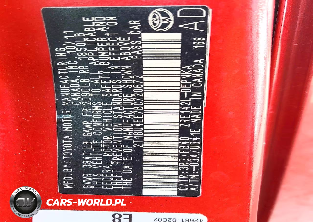 2011 Toyota Corolla Le VIN:2T1BU4EE7BC720672 - 12