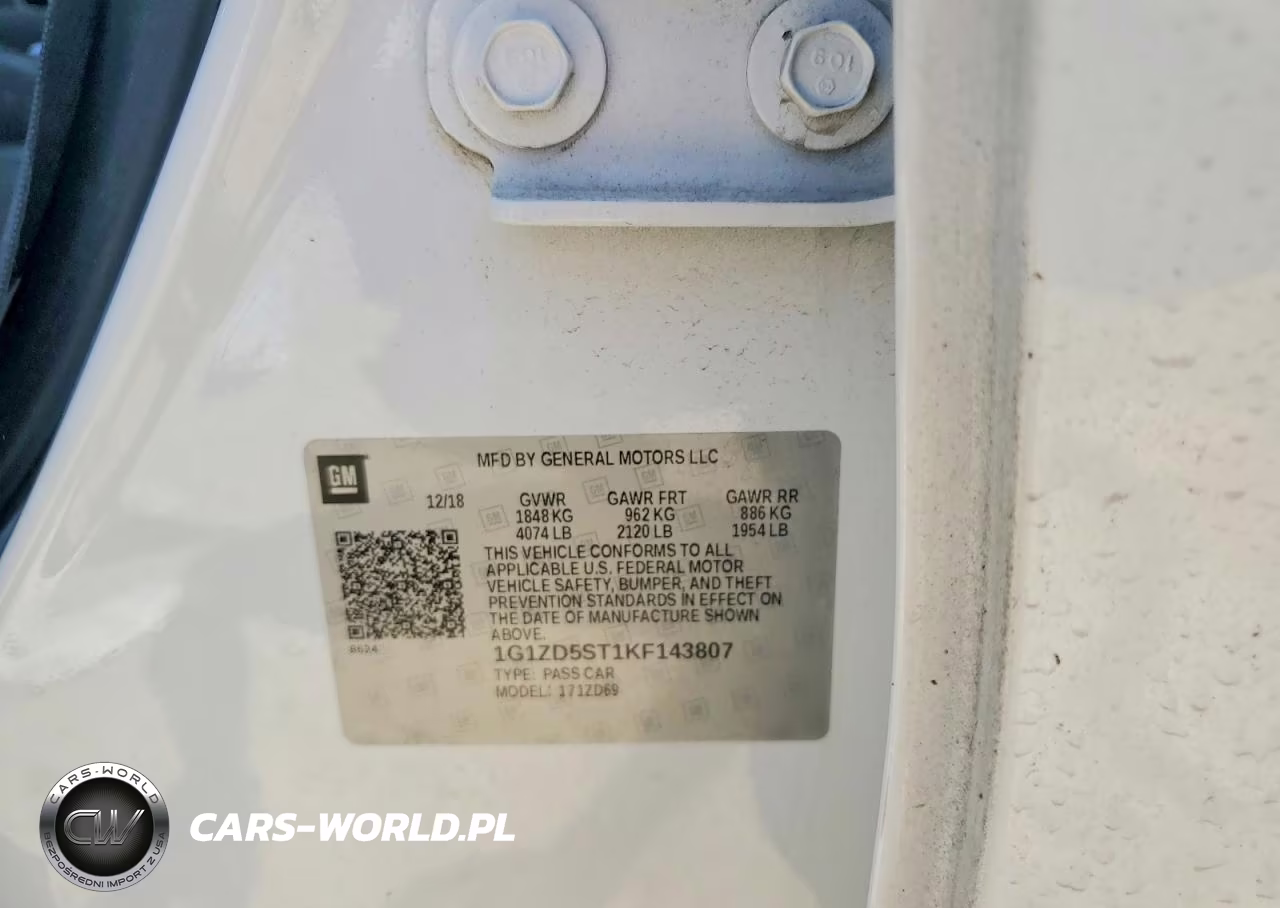 2019 Chevrolet Malibu VIN:1G1ZD5ST1KF143807 - 13