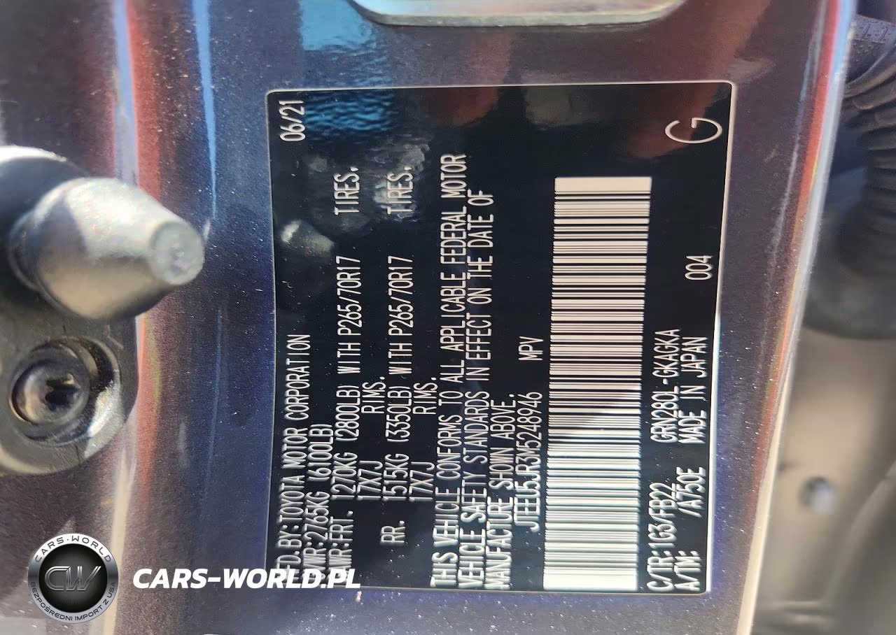 2021 Toyota 4Runner Sr5 VIN:JTEEU5JR3M5248946 - 13