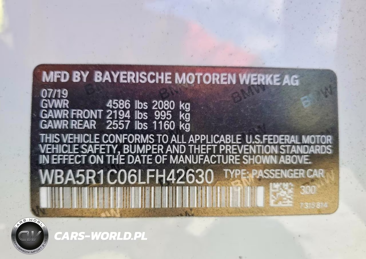 2020 BMW 330I VIN:WBA5R1C06LFH42630 - 12