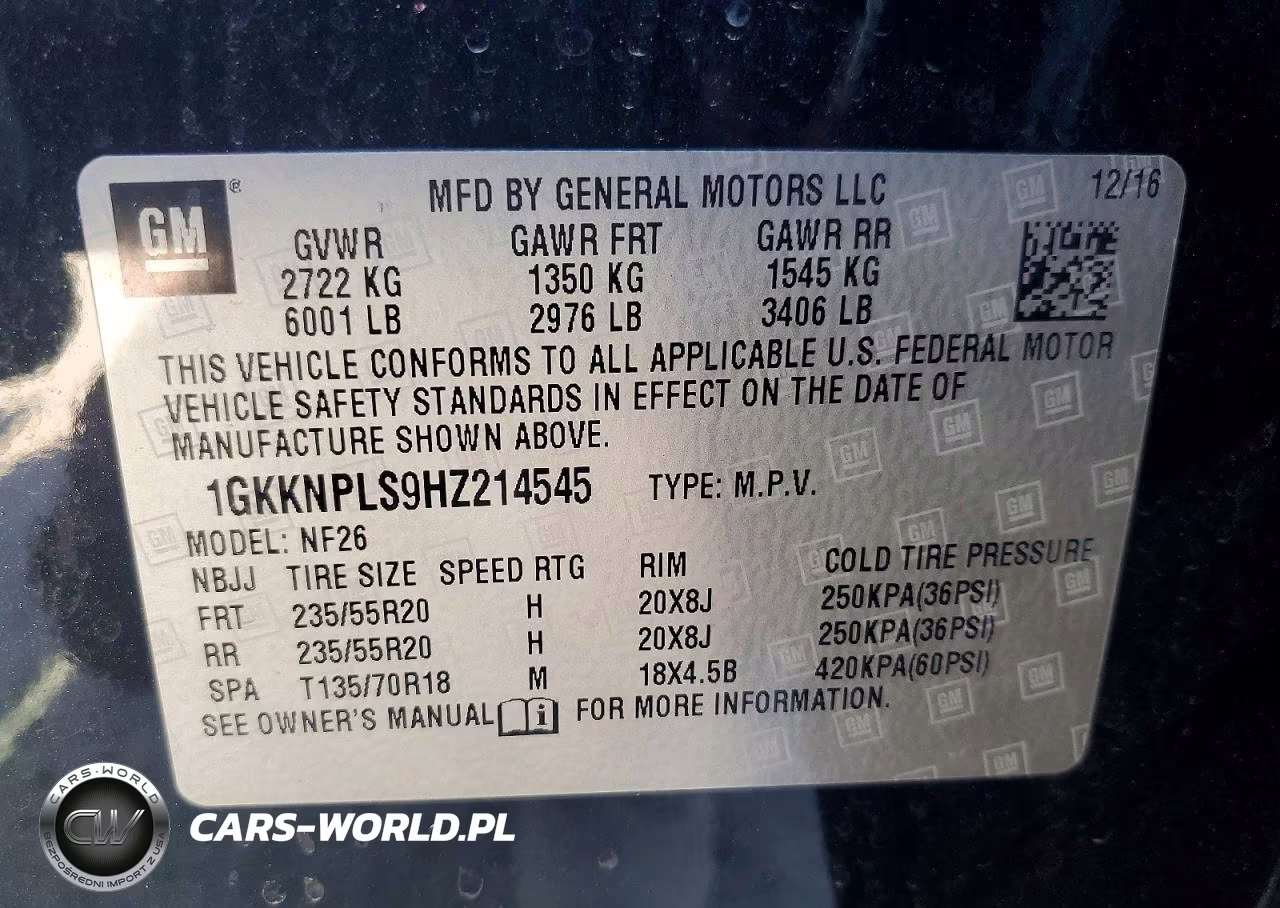 2017 GMC Acadia Denali VIN:1GKKNPLS9HZ214545 - 13
