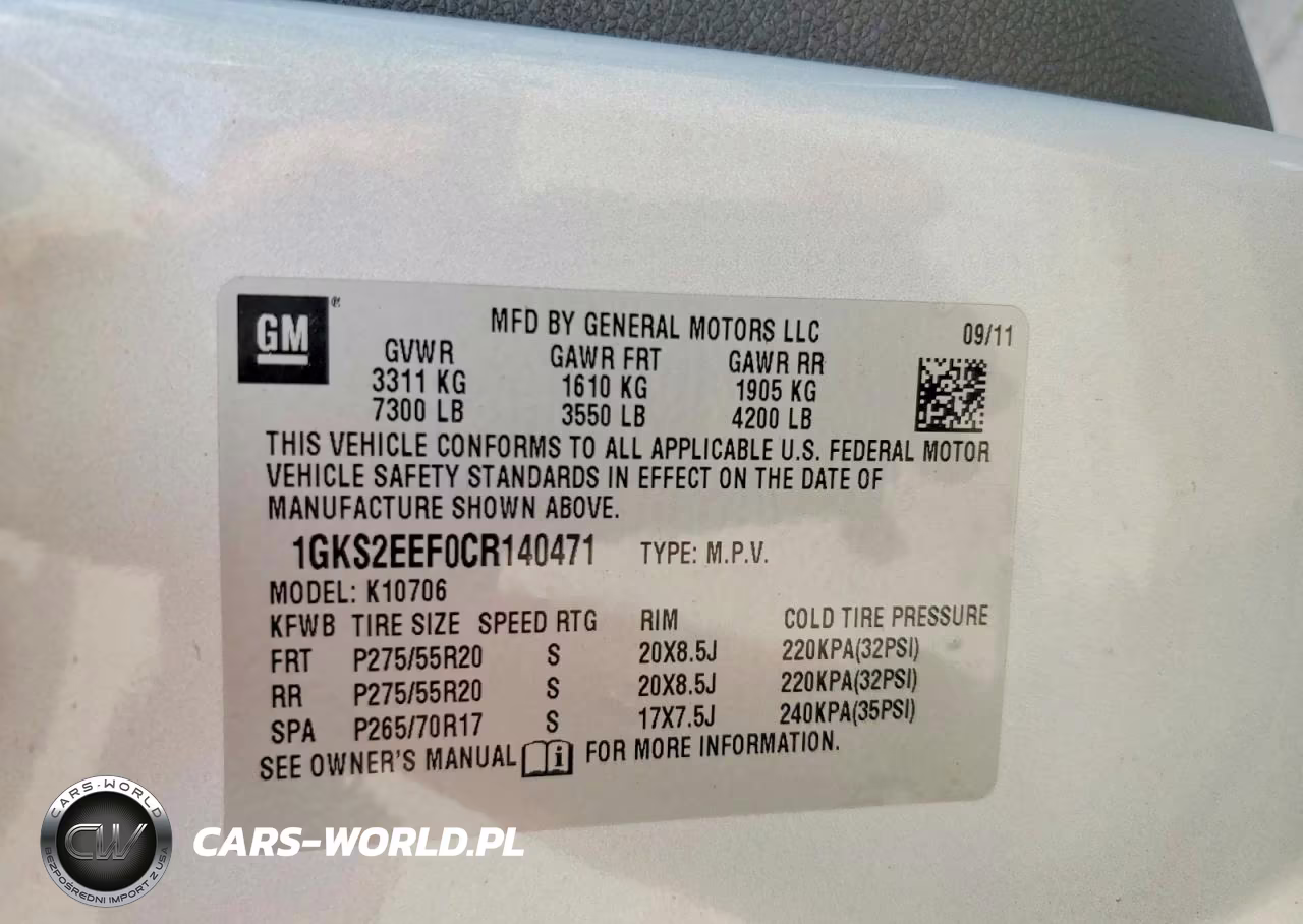 2012 GMC Yukon Denali VIN:1GKS2EEF0CR140471 - 13