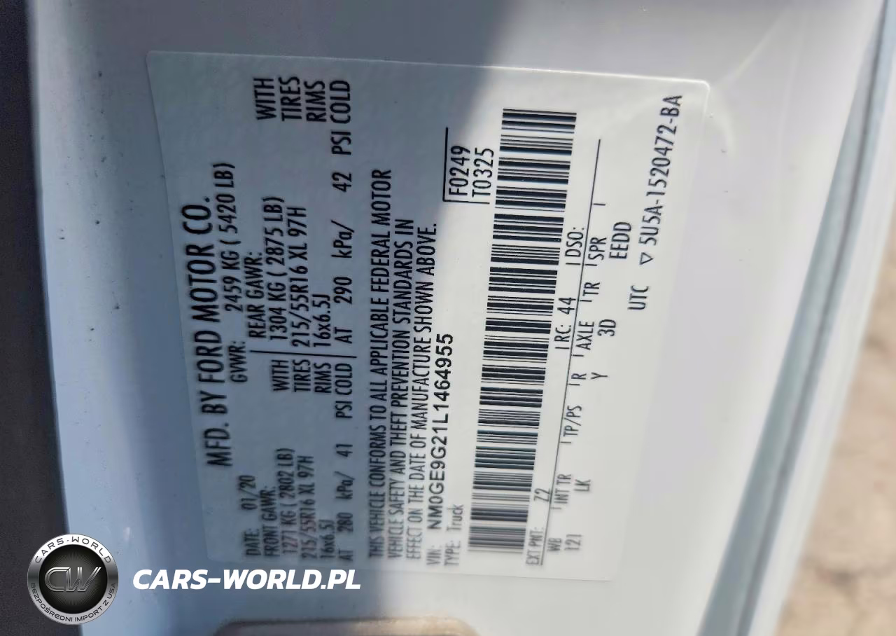 2020 Ford Transit Connect VIN:NM0GE9G21L1464955 - 13
