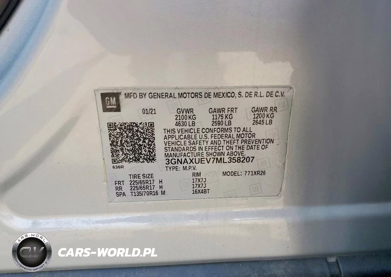 2021 Chevrolet Equinox Lt VIN:3GNAXUEV7ML358207 - 13
