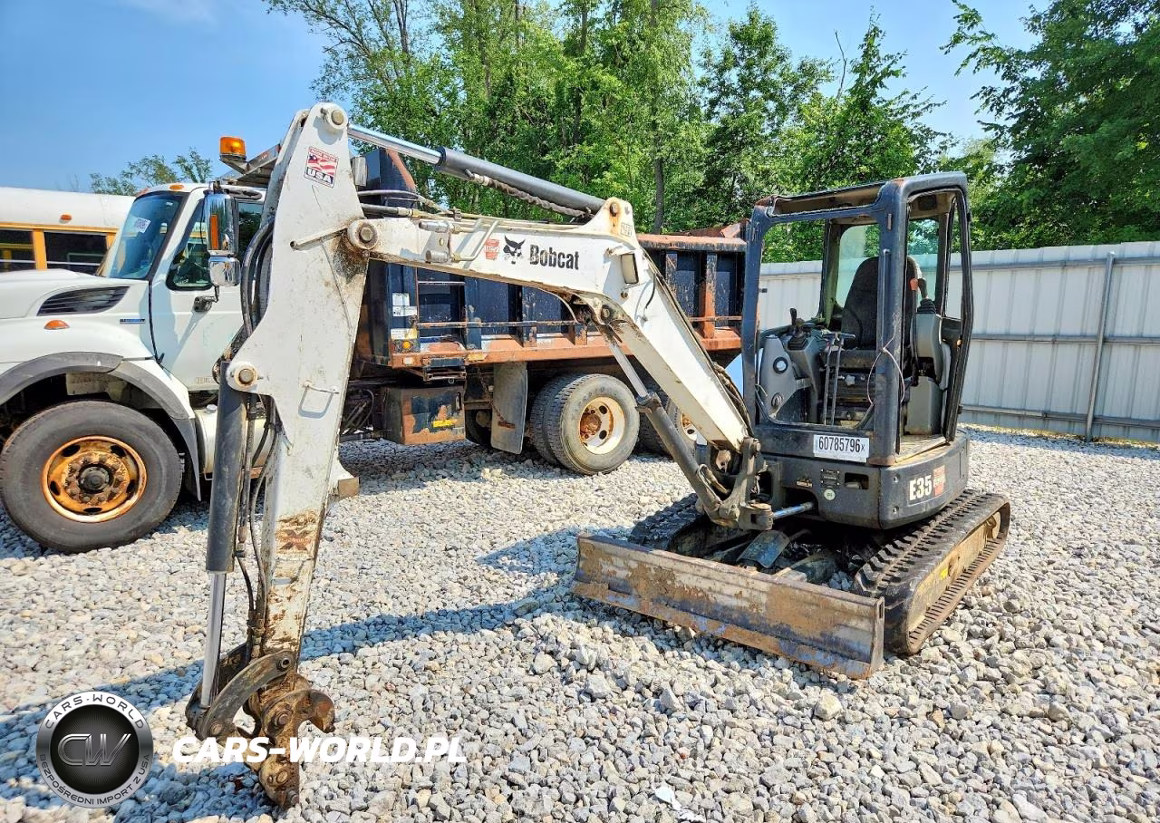 2012 Bobcat E35 Mini Excavator VIN:A93K15606 - 2