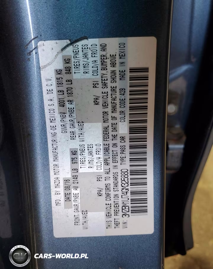 2016 Mazda 3 Sport VIN:3MZBM1U74GM325880 - 12