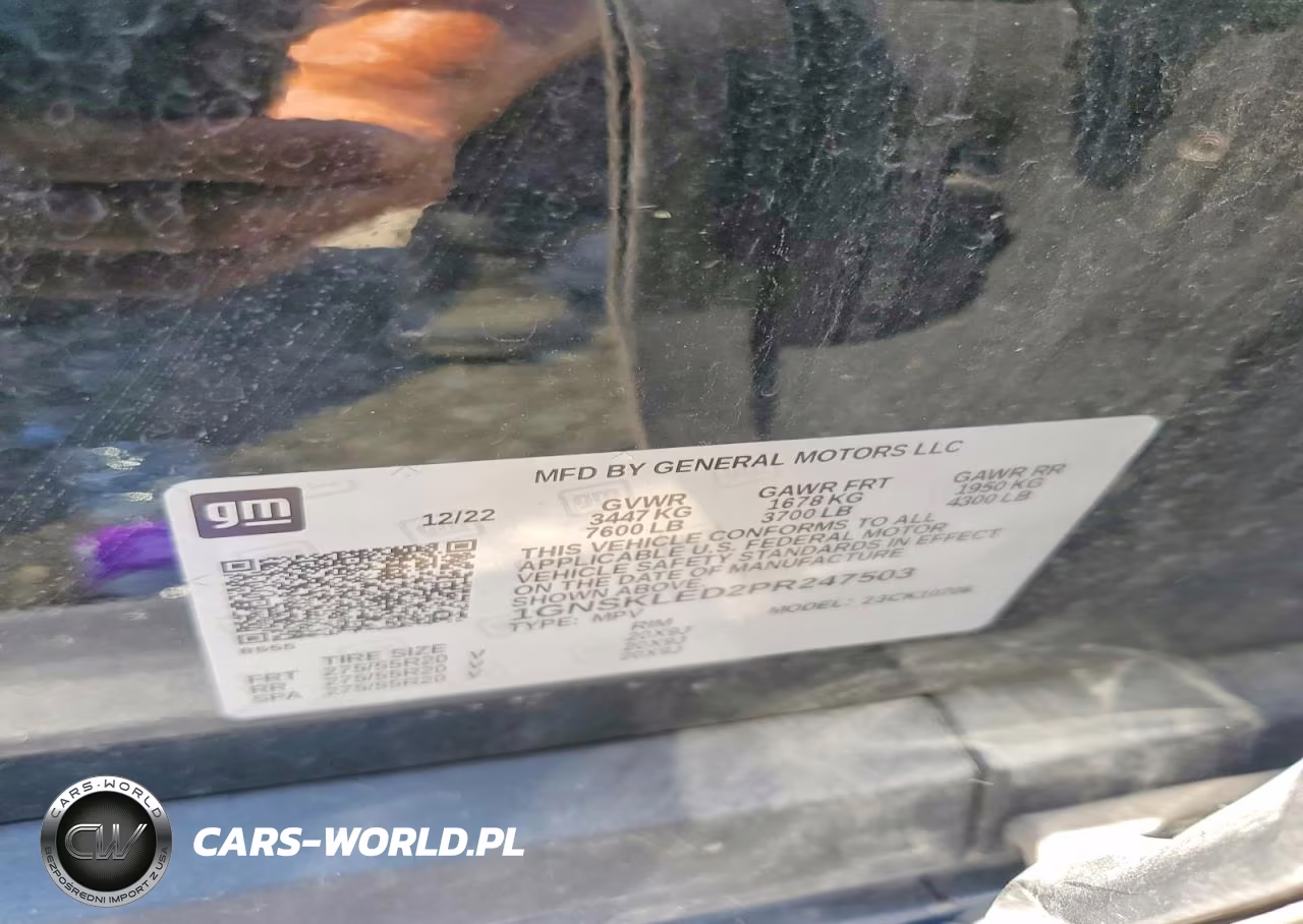 2023 Chevrolet Tahoe K1500 VIN:1GNSKLED2PR247503 - 13