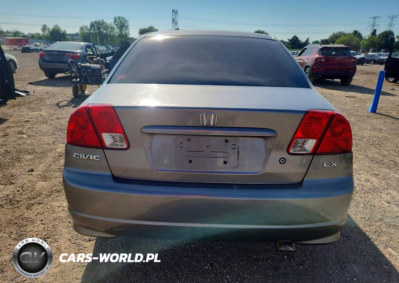 2004 Honda Civic Lx VIN:2HGES15524H518639 - 6