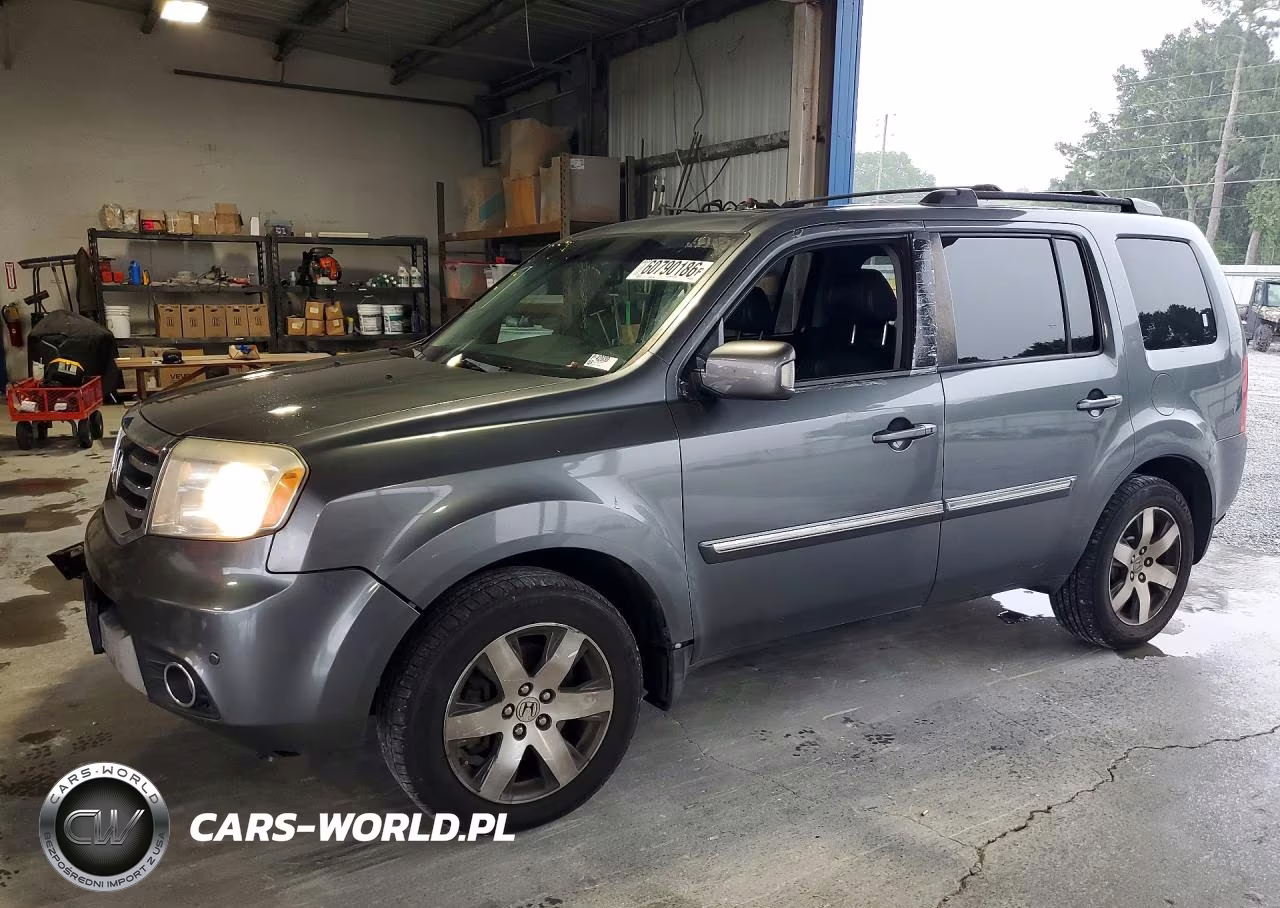 2012 Honda Pilot Touring VIN:5FNYF4H91CB038581 - 1