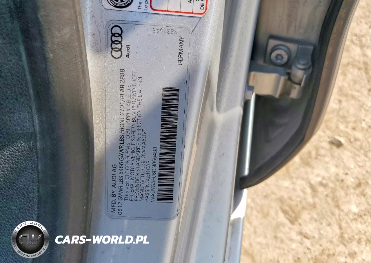 2013 Audi A7 Premium Plus VIN:WAUYGAFC6DN056438 - 12