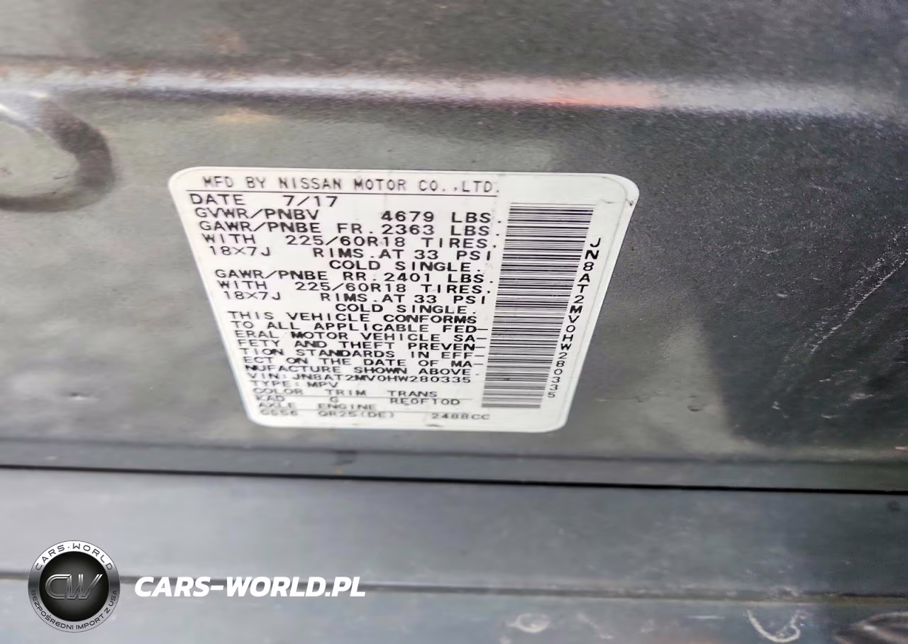 2017 Nissan Rogue Sl VIN:JN8AT2MV0HW280335 - 13