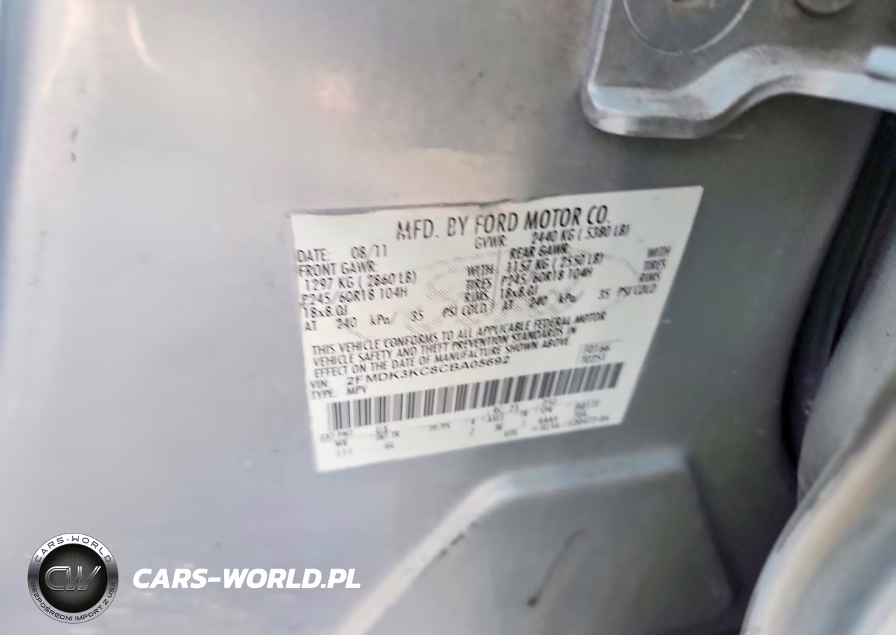 2012 Ford Edge Limited VIN:2FMDK3KC8CBA05692 - 14