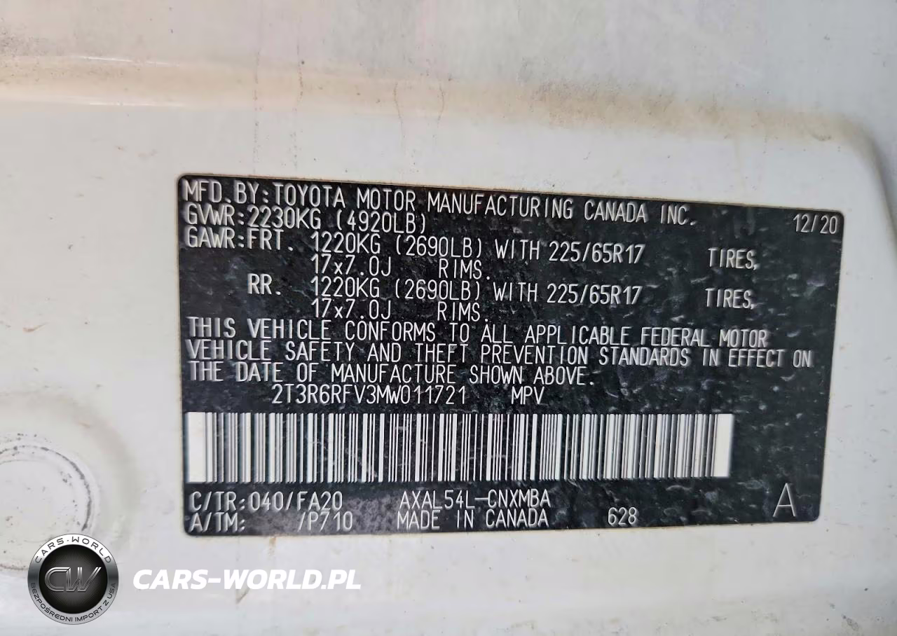 2021 Toyota Rav4 Hybrid Xle VIN:2T3R6RFV3MW011721 - 13