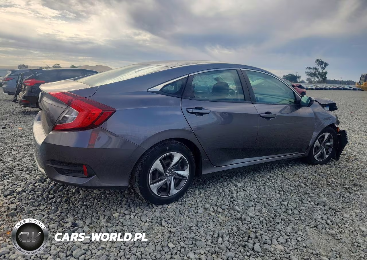 2020 Honda Civic Lx VIN:19XFC2F6XLE211405 - 3