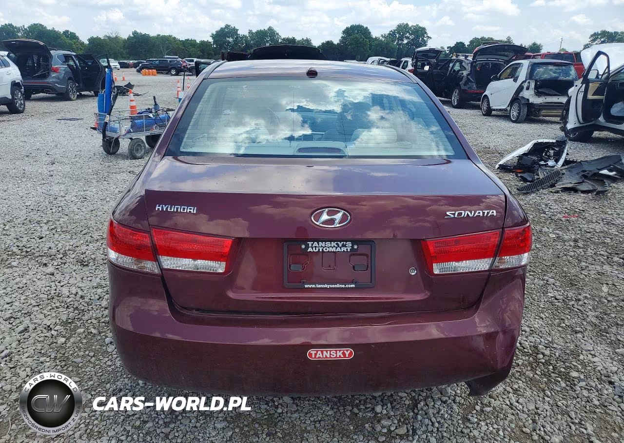 2007 Hyundai Sonata Gls VIN:5NPET46C87H281614 - 6