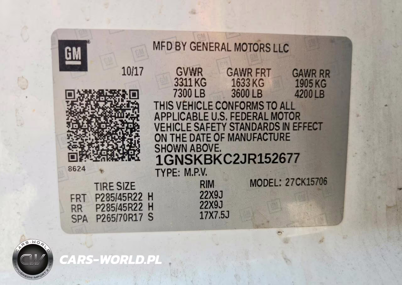 2018 Chevrolet Tahoe K1500 Lt VIN:1GNSKBKC2JR152677 - 13