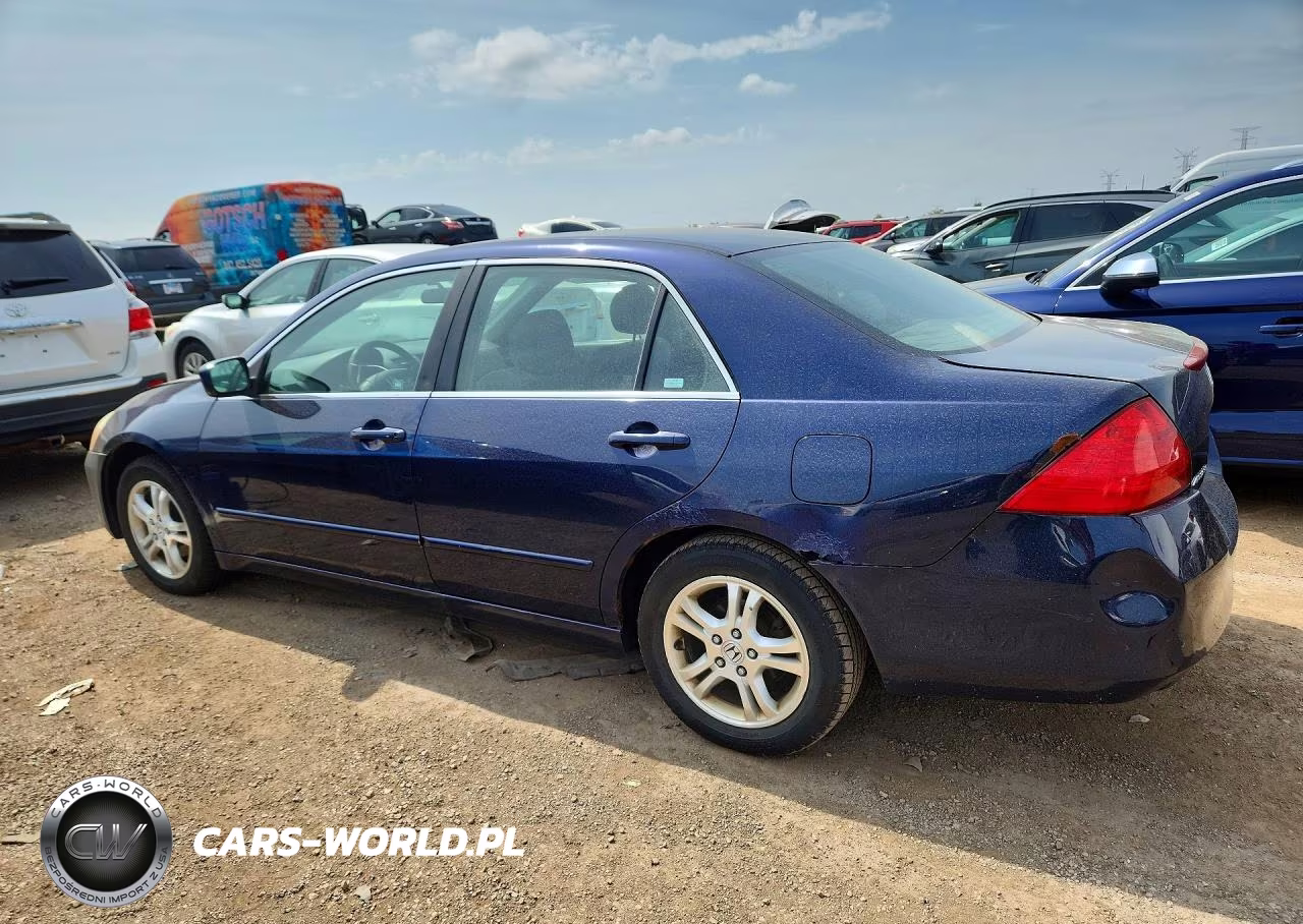 2007 Honda Accord Se VIN:JHMCM56387C015451 - 2