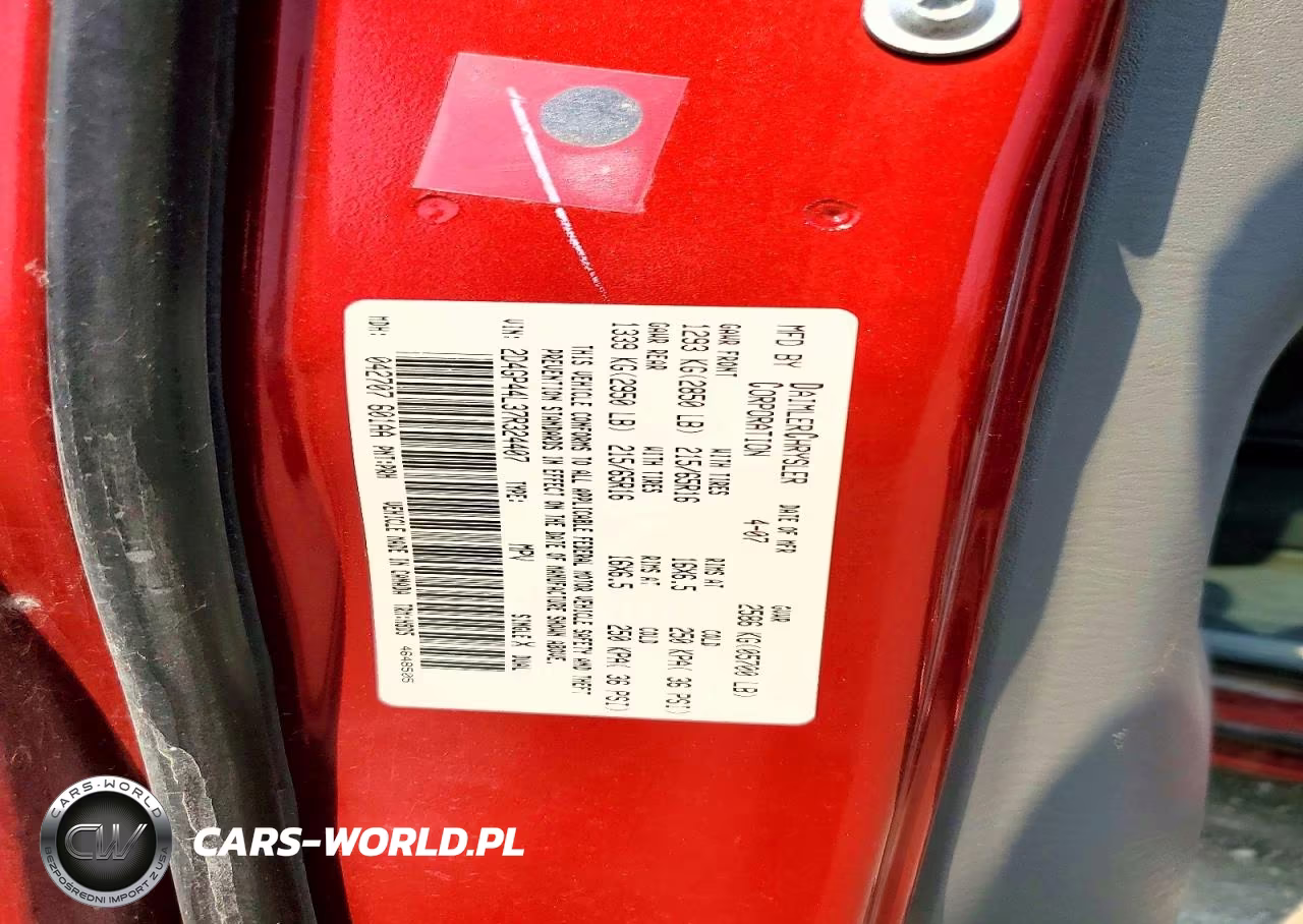 2007 Dodge Grand Caravan Sxt VIN:2D4GP44L37R324407 - 13