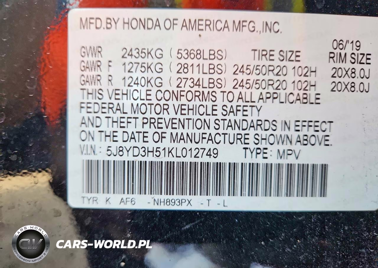 2019 Acura Mdx Technology VIN:5J8YD3H51KL012749 - 13