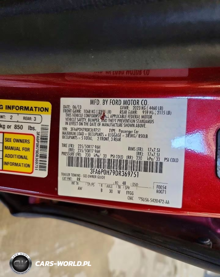 2013 Ford Fusion Se VIN:3FA6P0H79DR369751 - 12