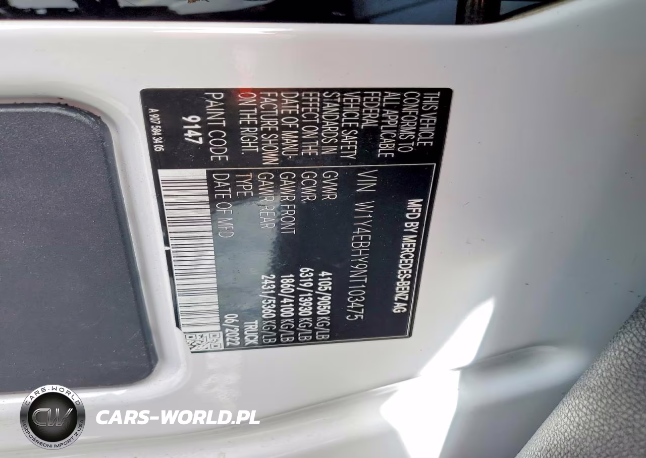 2022 Mercedes-Benz All Other VIN:W1Y4EBHY9NT103475 - 12