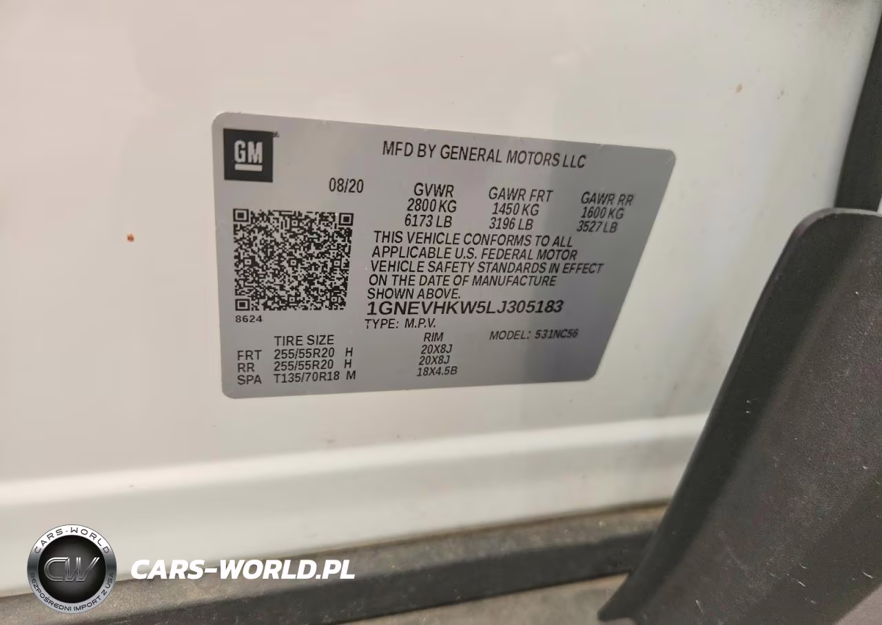 2020 Chevrolet Traverse Lt VIN:1GNEVHKW5LJ305183 - 13