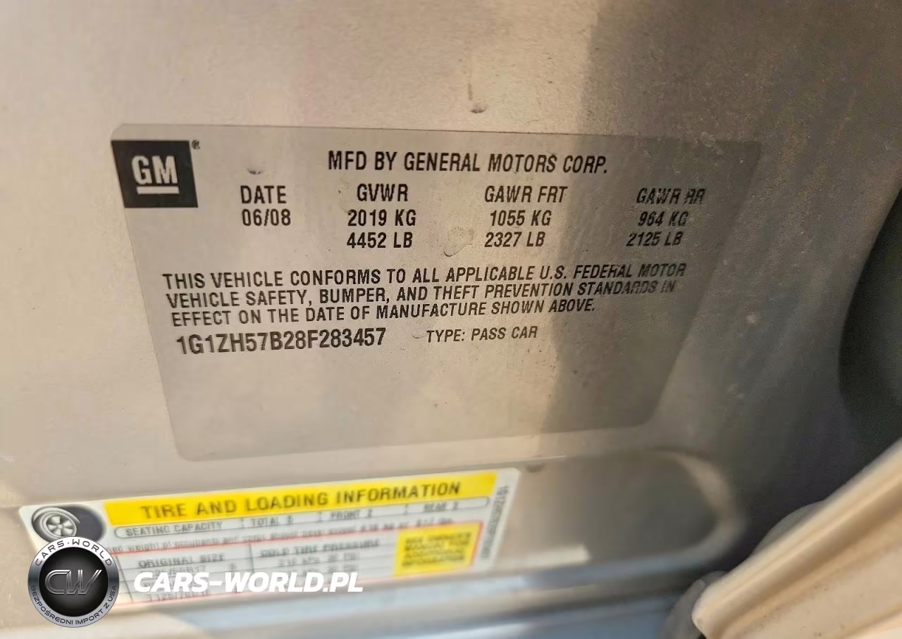 2008 Chevrolet Malibu 1Lt VIN:1G1ZH57B28F283457 - 12