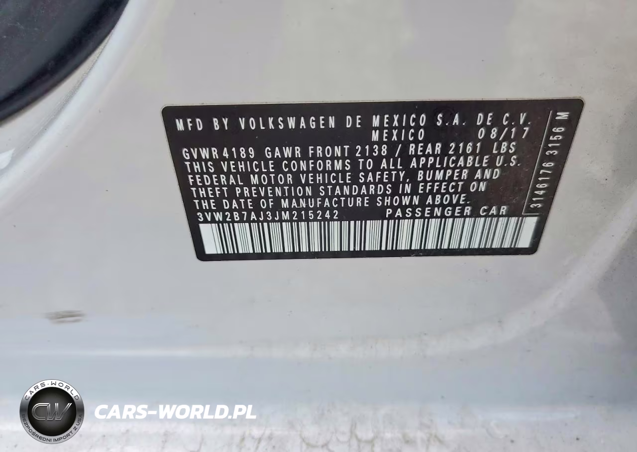 2018 Volkswagen Jetta S VIN:3VW2B7AJ3JM215242 - 12