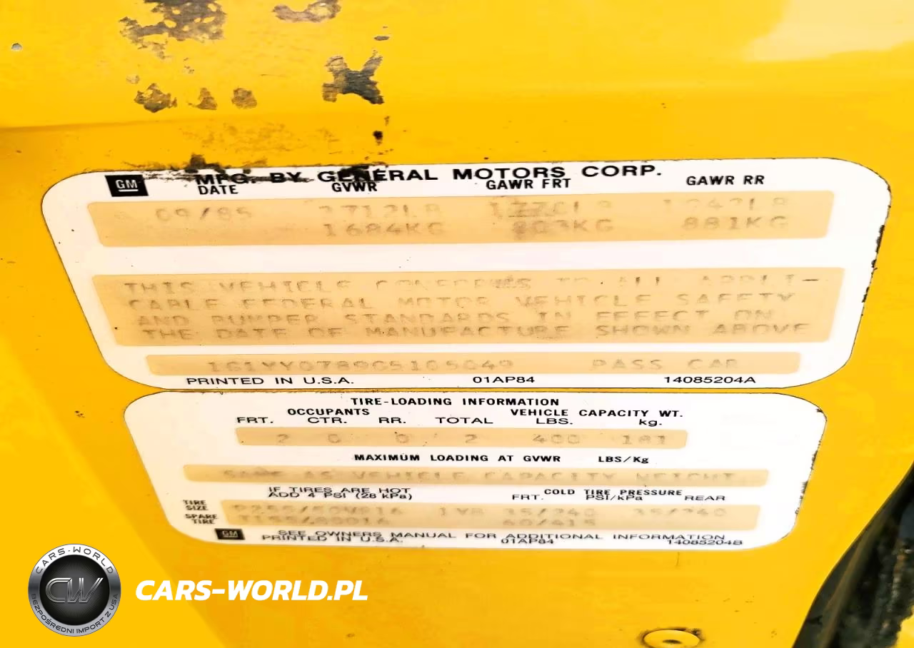 1986 Chevrolet Corvette VIN:1G1YY0789G5105049 - 12