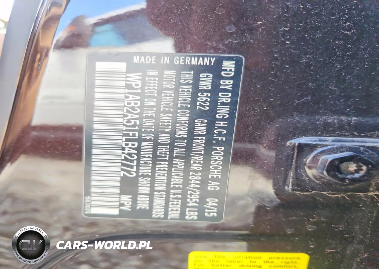 2015 Porsche Macan S VIN:WP1AB2A51FLB42772 - 13
