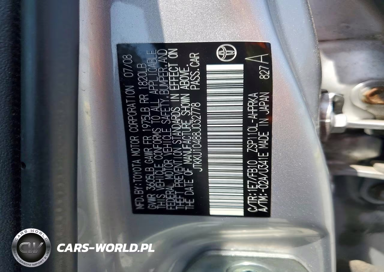 2008 Scion Xd Base VIN:JTKKU10488J032778 - 13