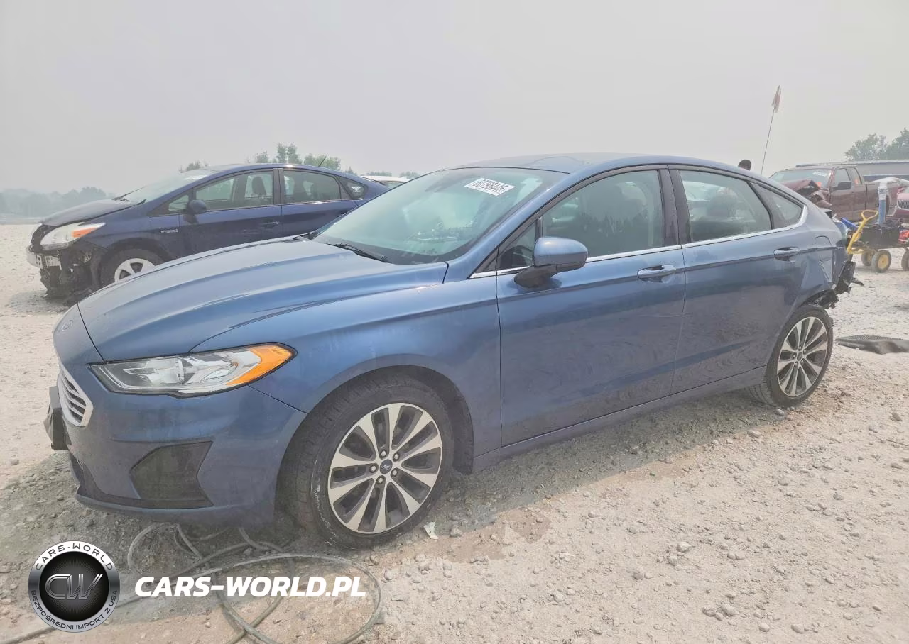 2019 Ford Fusion Se VIN:3FA6P0T93KR154503 - 1