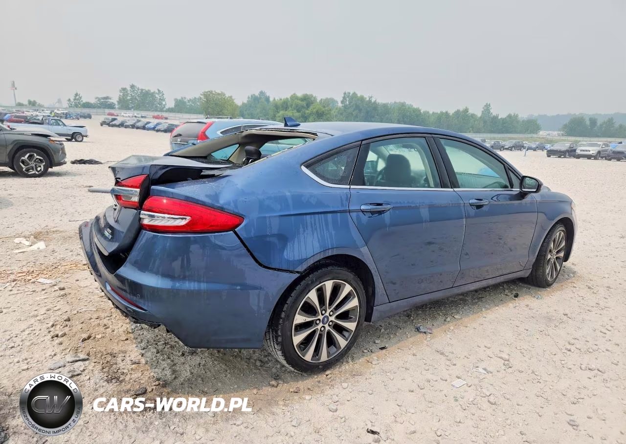 2019 Ford Fusion Se VIN:3FA6P0T93KR154503 - 3